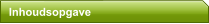 Inhoudsopgave